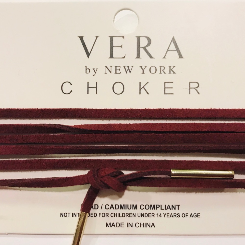 Dark Red Choker